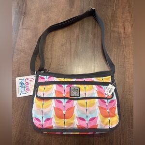 Brighton Colorful Day Tripper Ripstop Expandable Travel Bag Crossbody Purse
